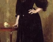 威廉 梅里特 查斯 : Lady in Black aka Mrs Leslie Cotton